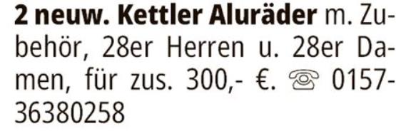 Anzeige
