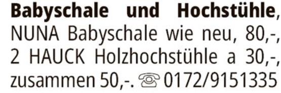 Anzeige
