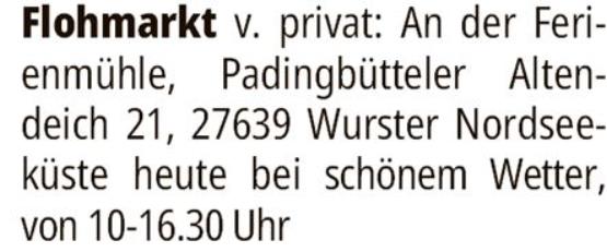 Anzeige
