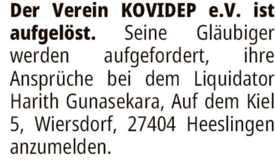 Anzeige
