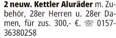 Anzeige